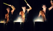 Ночное шоу барабанщиков в Набережных  Челнах